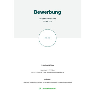 Deckblatt Beispiel 2 Deckblatt Beispiel 2