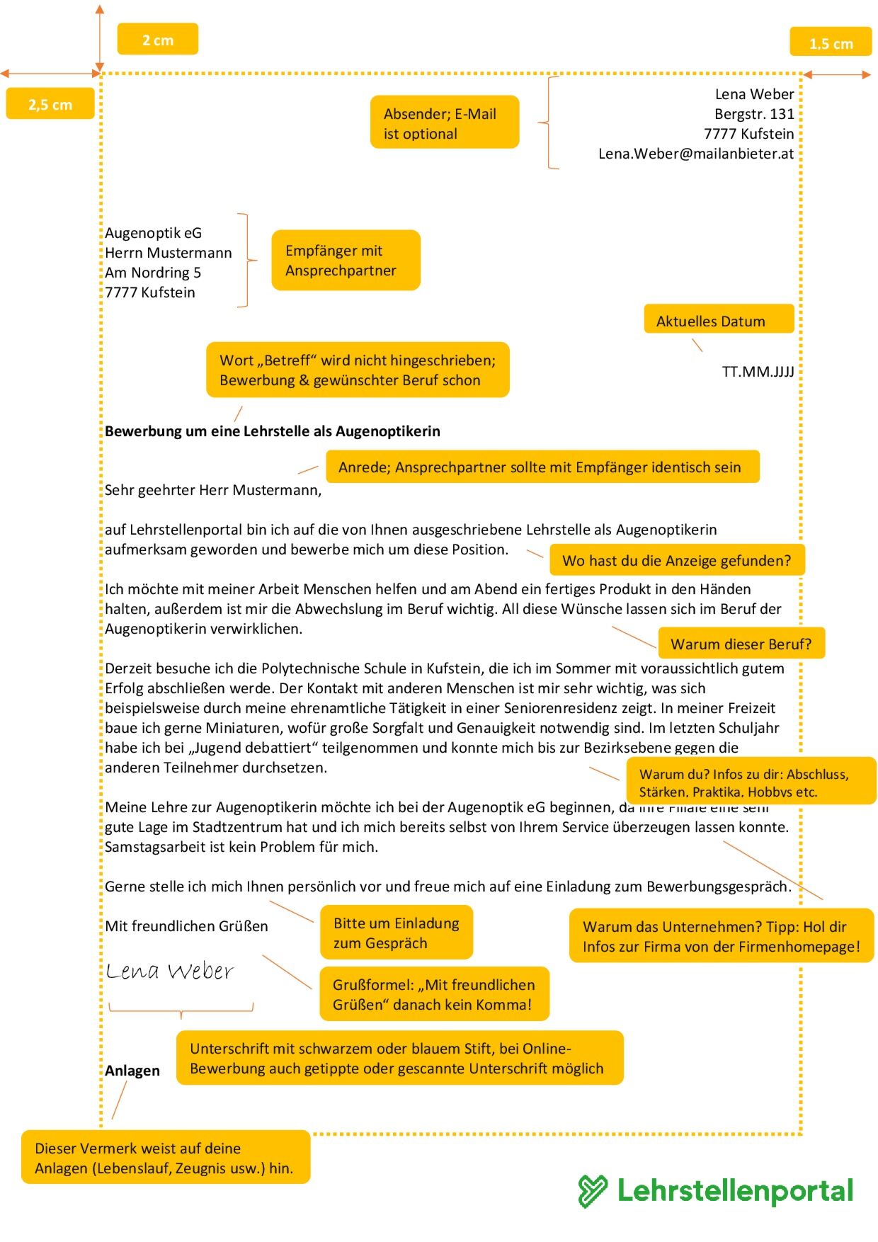 Bewerbungsschreiben Drogistin Anleitung (PDF)