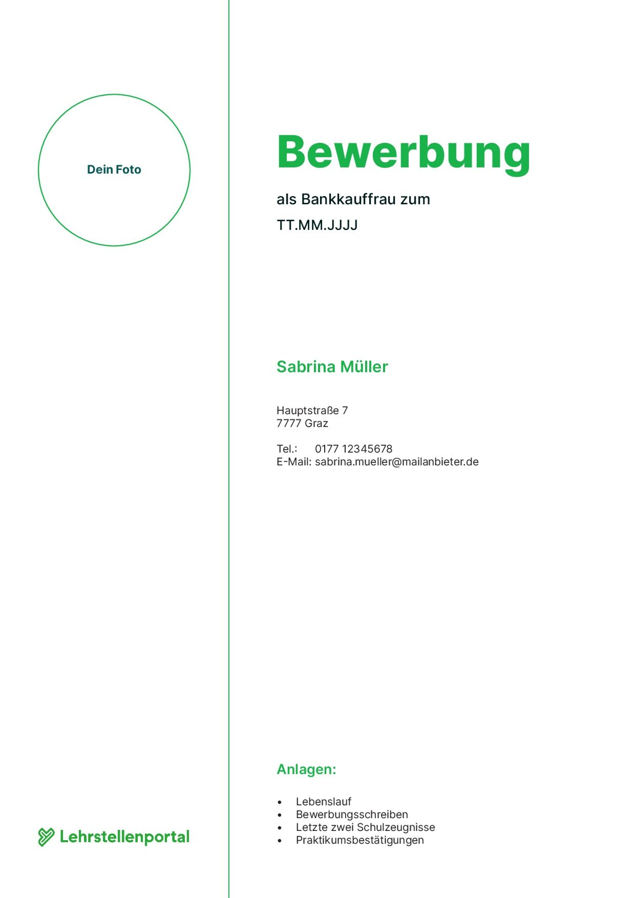 Deckblatt Beispiel 3