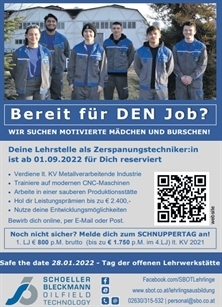 Tag der offenen Lehrwerkstätte - 28.01.2022
