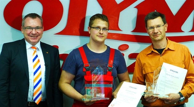 Olymp Werk GmbH: Gewinner Lehrling des Monats 2016