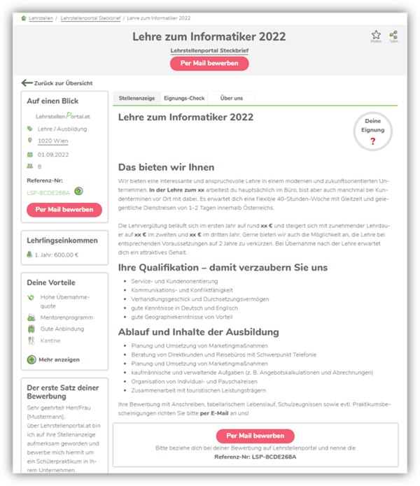 Stellenanzeige Paket SMALL Stellenanzeige Paket SMALL